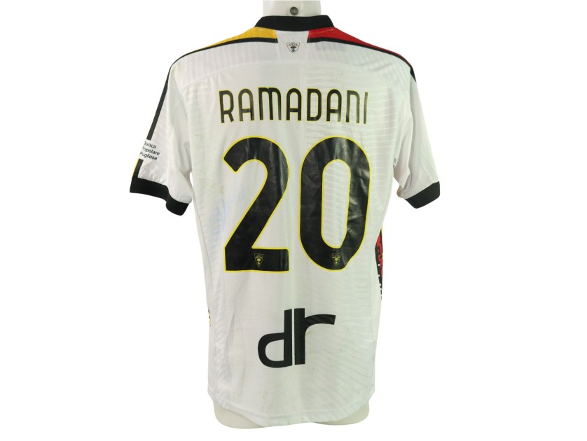 Ramadani Signed Unwashed Shirt, Bologna vs Lecce 2024