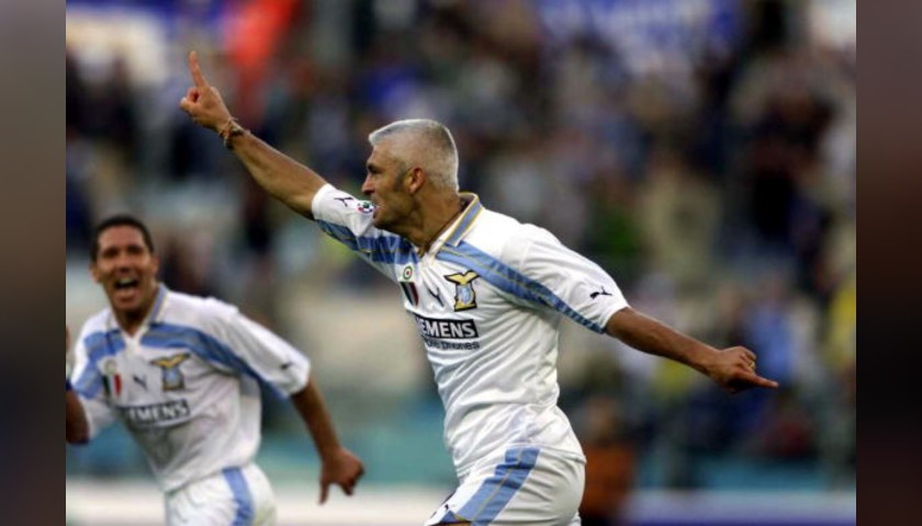 Ravanelli's Official Lazio  Signed Shirt, 2000/01