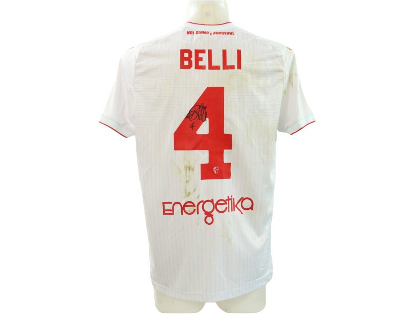 Belli's Signed Unwashed Shirt, Lumezzane vs Padova 2025