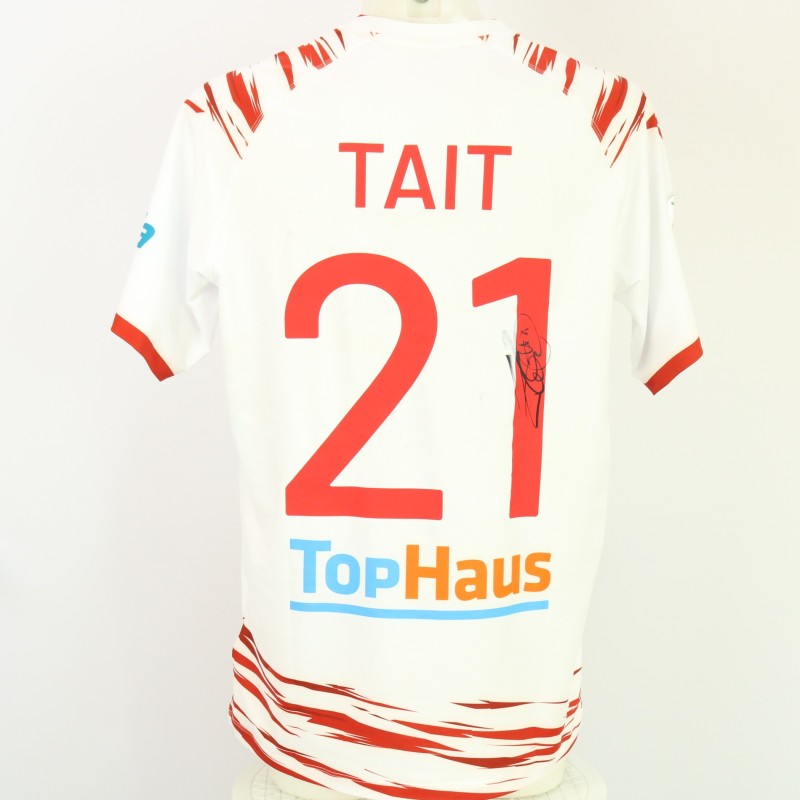 Tait's unwashed Signed Shirt, Sudtirol vs Parma 2024 