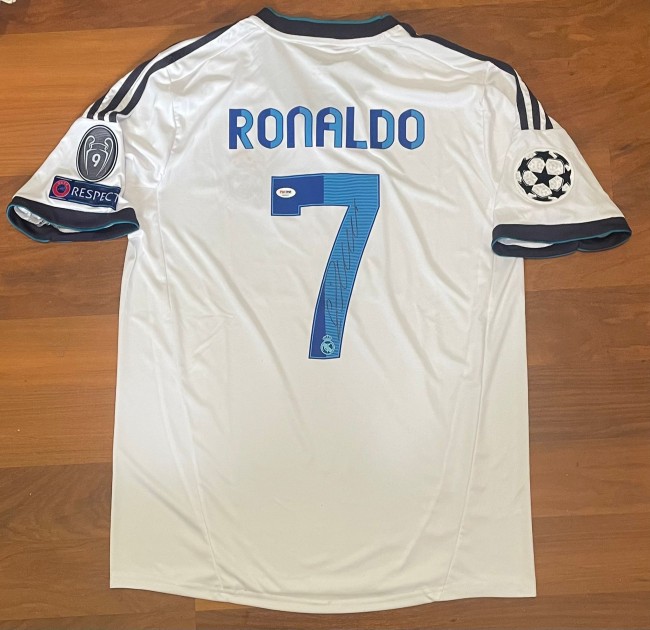 Cristiano Ronaldo's Real Madrid 2012/13 Signed Replica Shirt