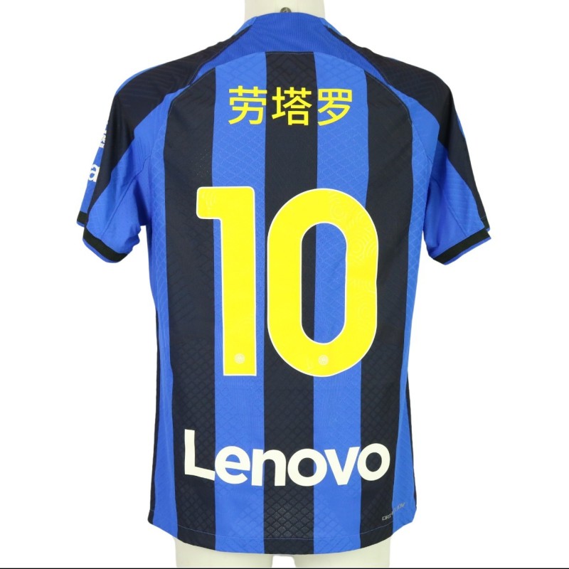 Lautaro's Inter Milan Match Shirt, 2022/23 "Chinese New Year"