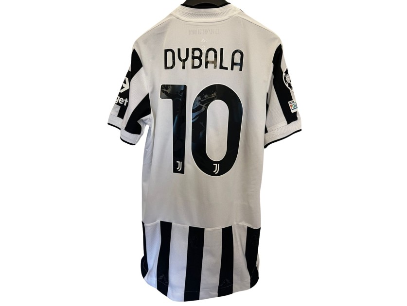 Dybala's Juventus Match-Issued Shirt, UCL 2021/22