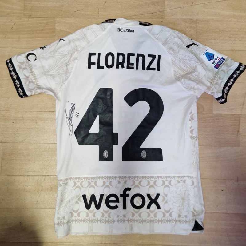 Florenzi's Match Signed shirt, Monza vs Milan 2024