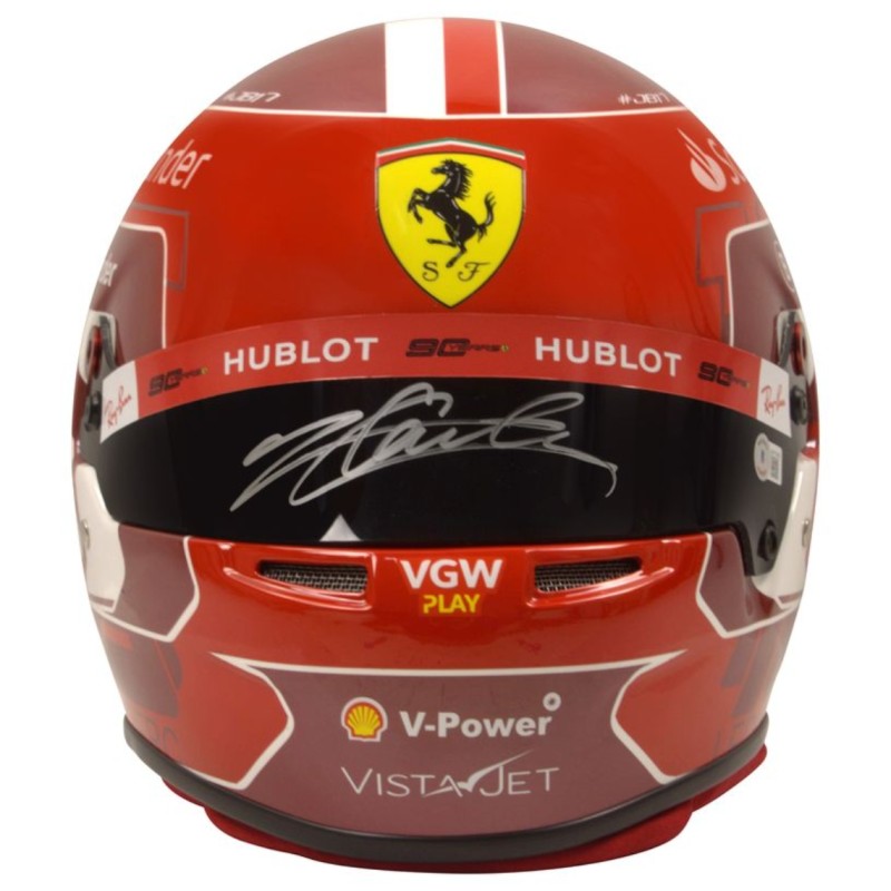 Charles Leclerc Signed 2024 Ferrari Full Size Helmet