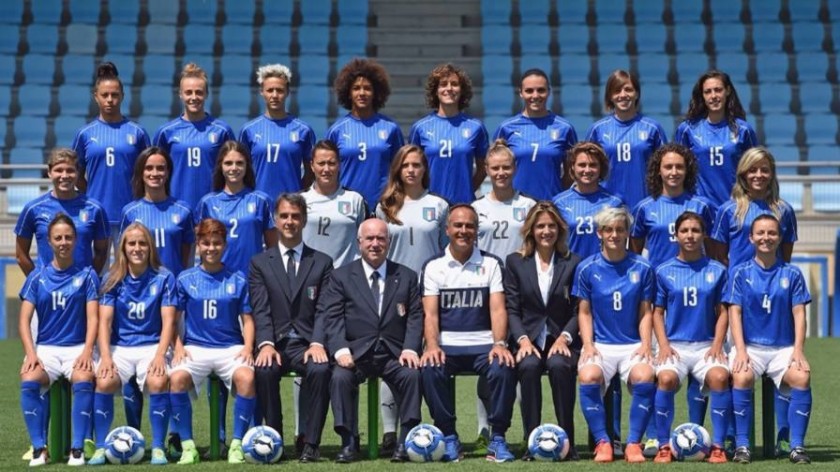 Italy Women's National Team Match Shirt, Euro 2017 Qualifiers