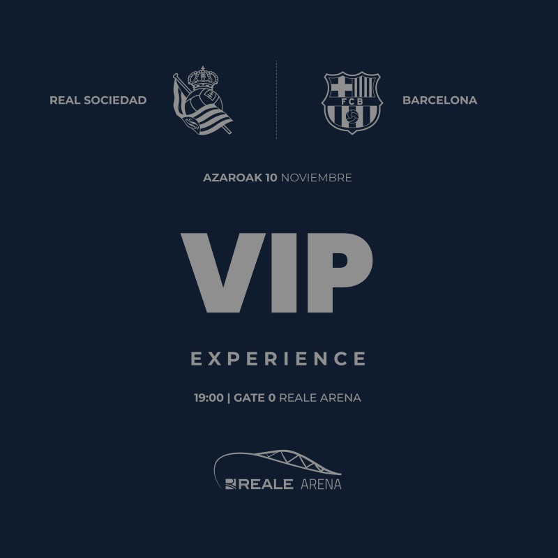 Attend Real Sociedad vs Barcelona + VIP Experience