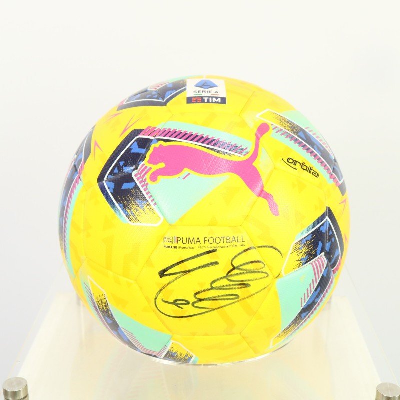Pallone ufficiale Serie A TIM, 2023/24 - Autografato dalla Juventus
