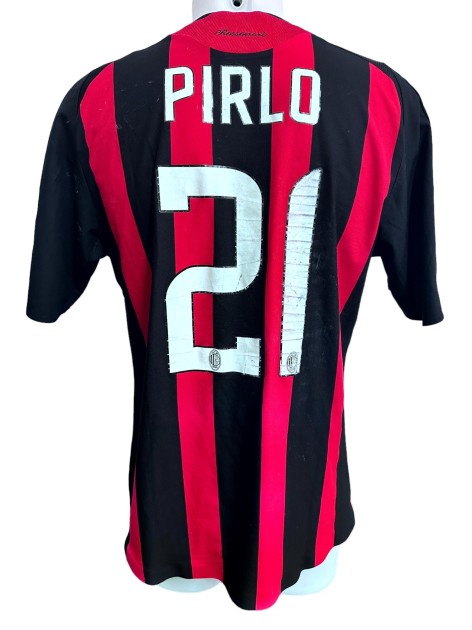 Pirlo's Milan Match-Worn, 2008/09