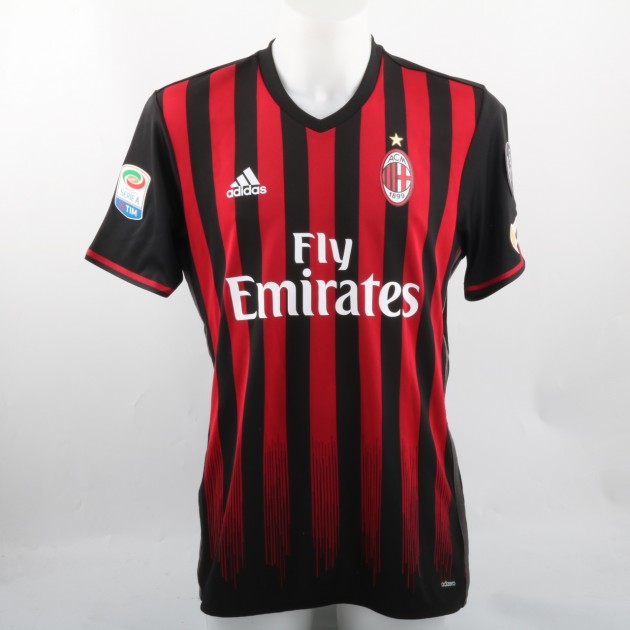 Antonelli match issued shirt in Milan-Inter, 20/11/16 - special patch