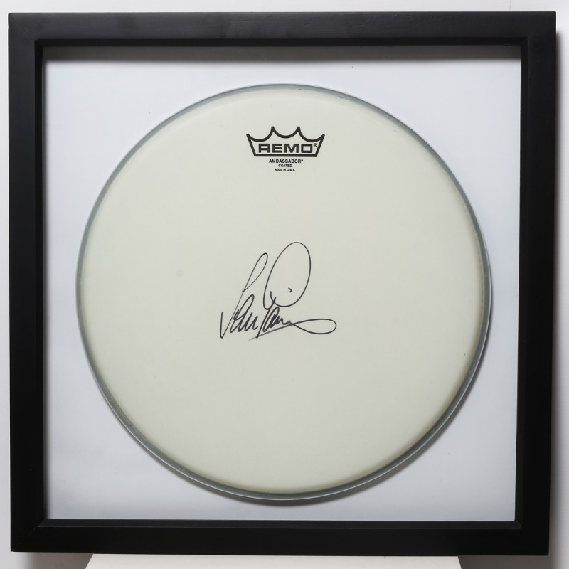Ian Paice, Deep Purple Signed and Framed Drum Head