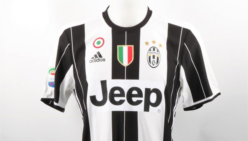Asamoah Match-Issued/Worn Shirt, Serie A 2016/17