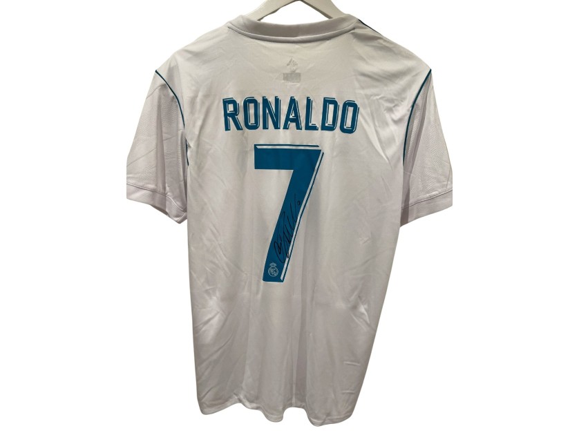 Cristiano Ronaldo's Real Madrid 2017/18 Signed Replica Shirt