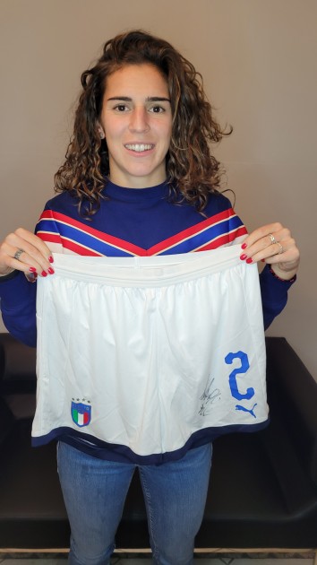 Bergamaschi's Italy Signed Match Shorts, 2019/20 