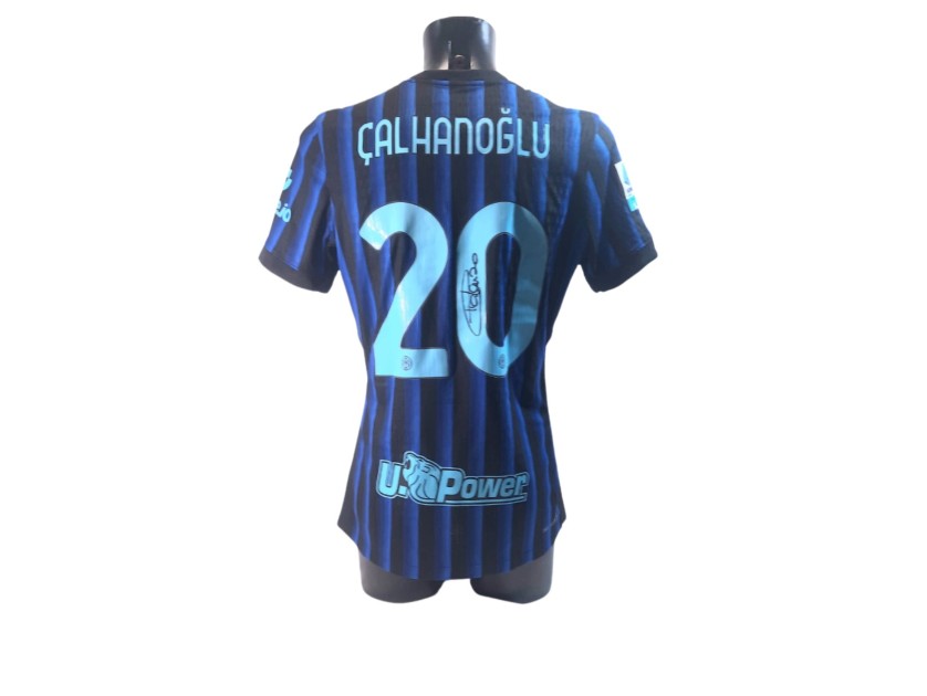 Calhanoglu's Inter Signed Match-Issued Shirt, 2025/26 - With photo evidence