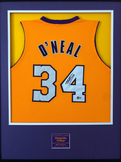 Shaquille O’Neal authentic framed signed outlet picture