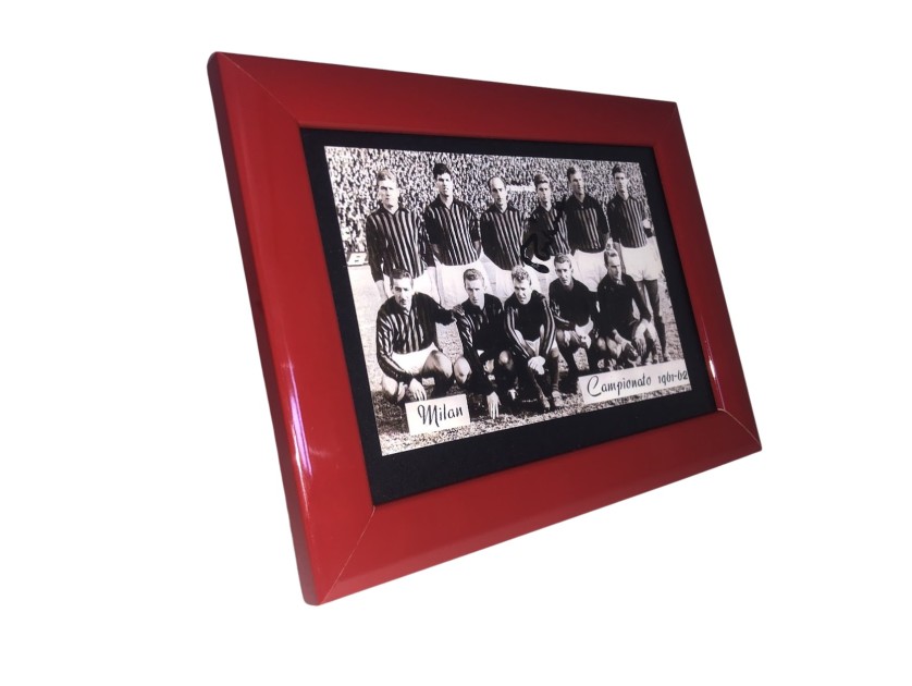 AC Milan Framed Team Picture, 1961/62 - Signed by Rivera