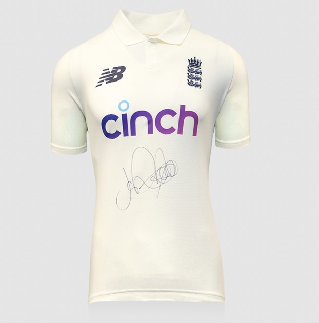 Joe Root's England Signed Cricket Shirt