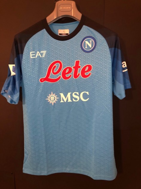 Napoli maglia calcio autografata stagione2022/2023 - Collezionismo