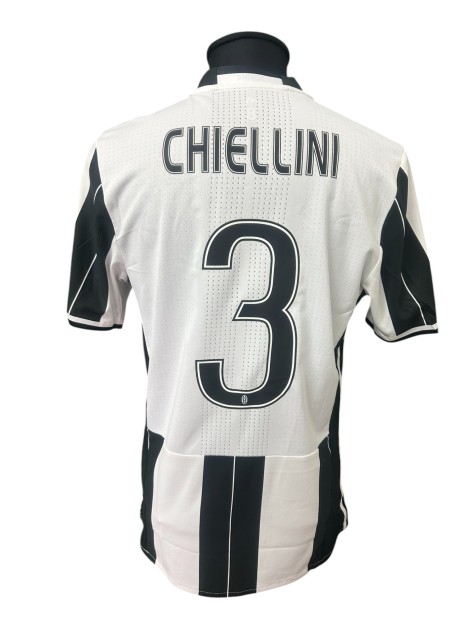 Chiellini's Juventus vs Real Madrid Issued Shirt, UCL Finals 2017