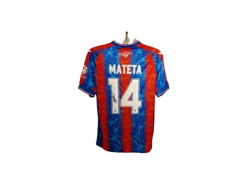 Jean Philippe Mateta Signed FA Cup Final 2025 Crystal Palace Football Shirt