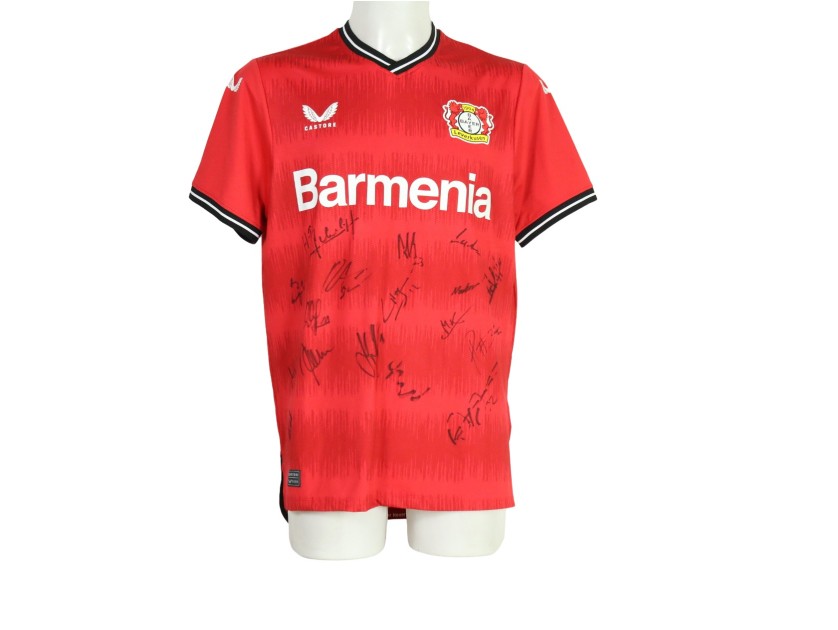 Bayer Leverkusen Official Shirt, 2022/23 - Signed by the Team