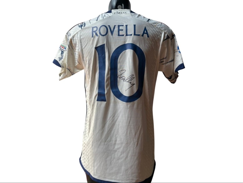 Rovella's Italy under 21 Replica Shirt, 2023 - Signed with video proof
