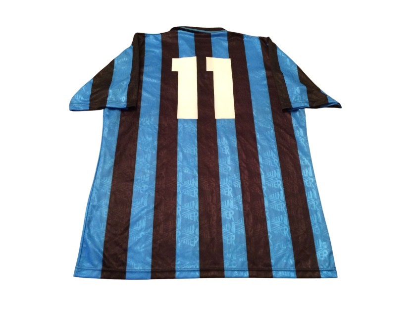 Sosa's Inter Match-Issued Shirt, 1992/93