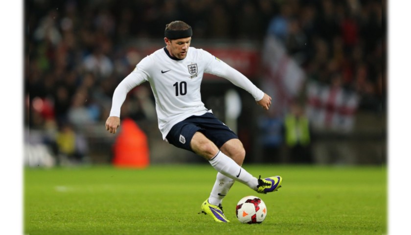 Rooney's Match Shirt, England-Poland 2013