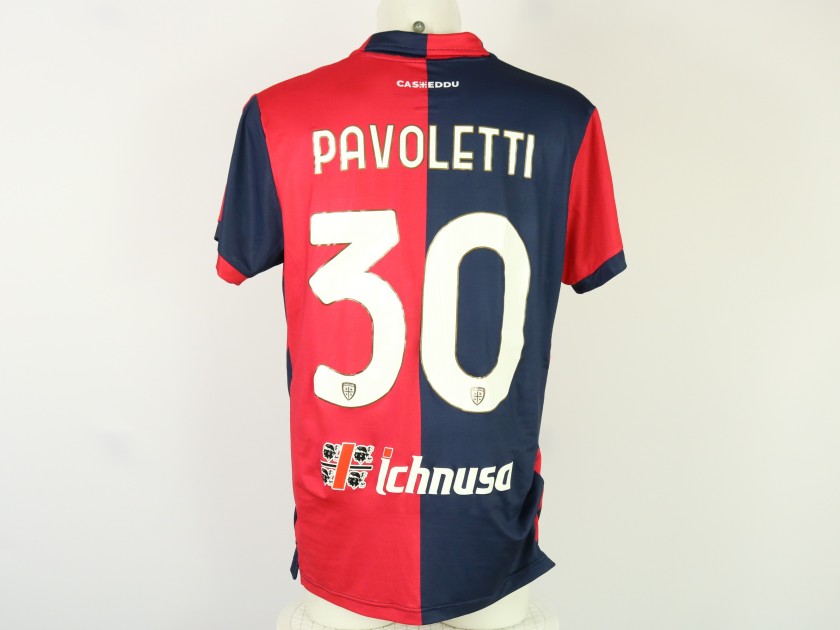 Pavoletti's Match Shirt, Cagliari vs Fiorentina 2024