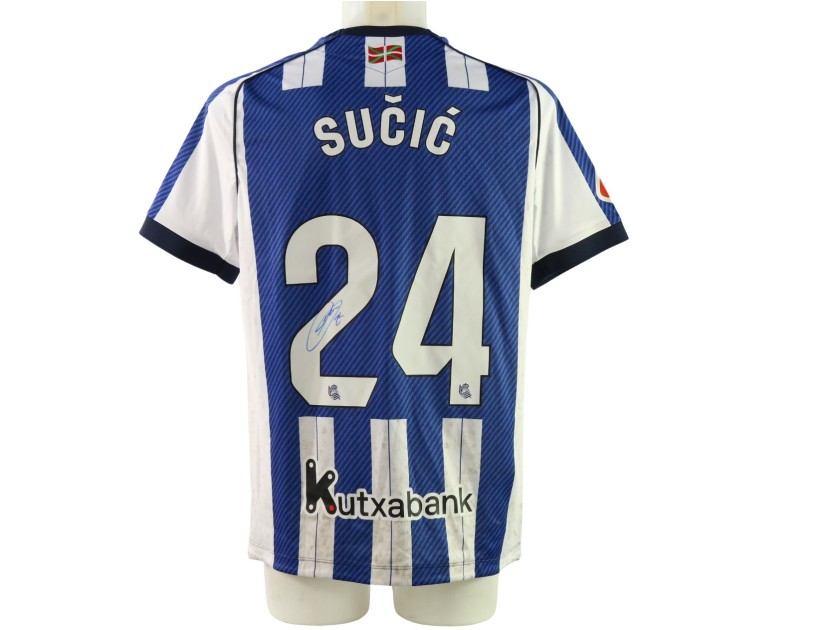Sucic's Signed Unwashed Shirt, Real Sociedad vs Celta Vigo 2026