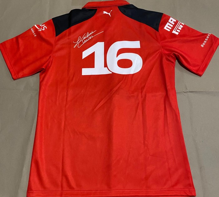 Charles Leclerc Signed F1 Ferrari Shirt