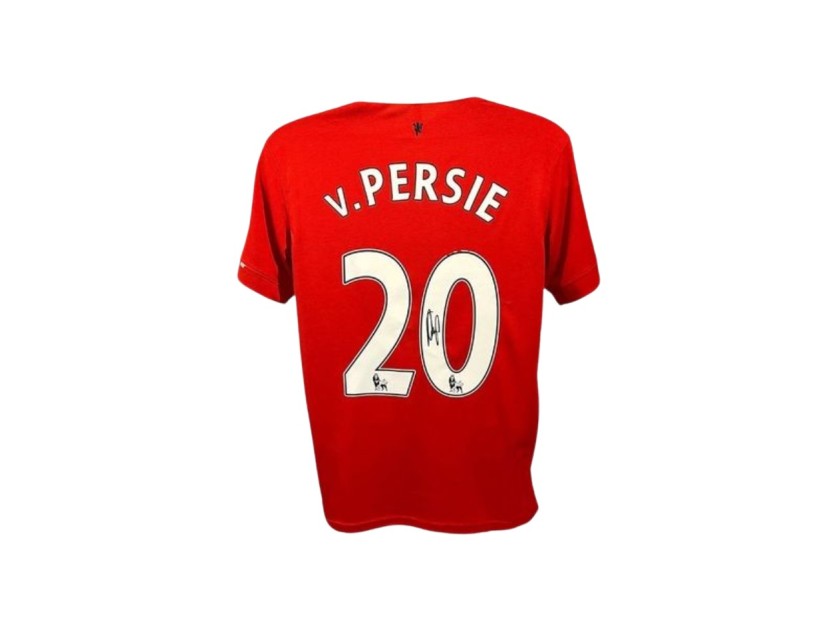 Replica della maglia firmata da Robin Van Persie per il Manchester United 2013/14