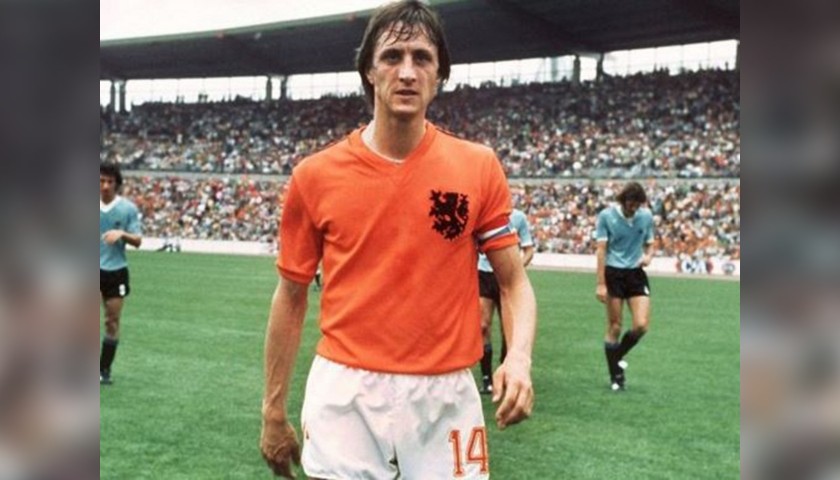 Official Holland Shirt 1986 - Signed by Cruyff
