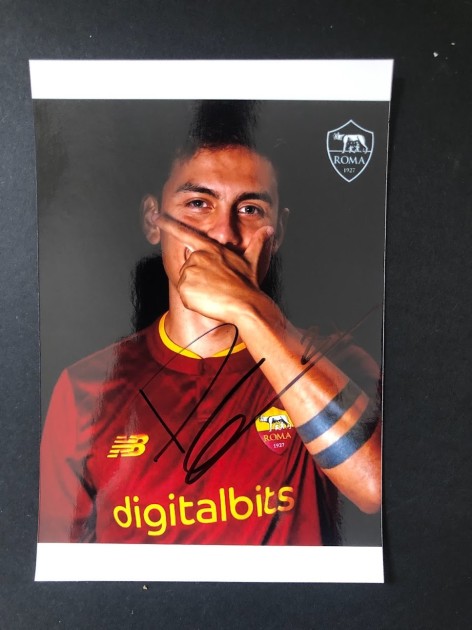 Fotografia autografata da Paulo Dybala 