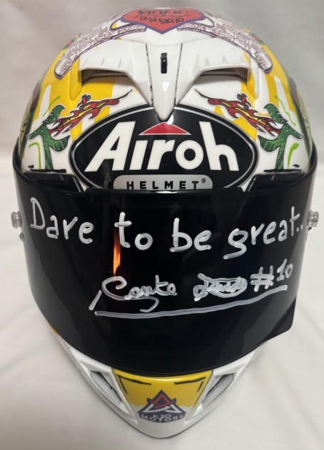 Davide Conte's Signed Helmet - AIROH, Size XS