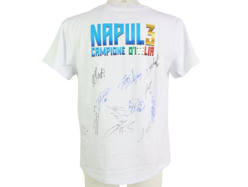 Official Napoli T-shirt - Signed by the Squad