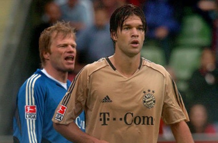 Ballack's Official Bayern Munich Signed Shirt, 2004/05