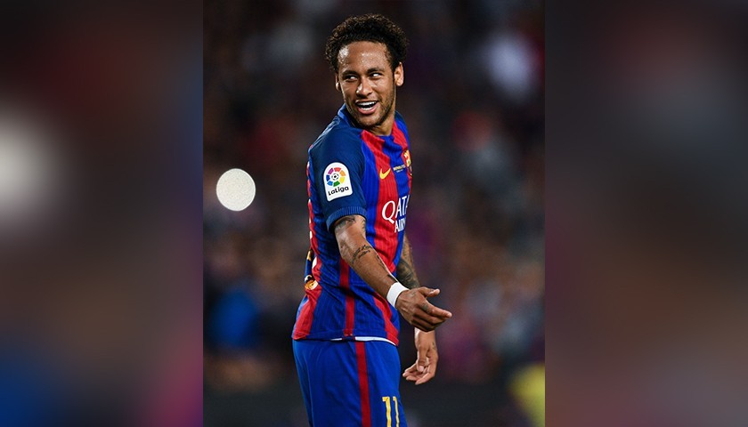 Neymar's Match Shirt, Barcelona-Eibar - #Wembley25