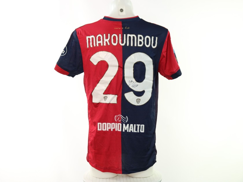 Maglia Makoumbou Unwashed, Cagliari vs Atalanta 2024 - Autografata