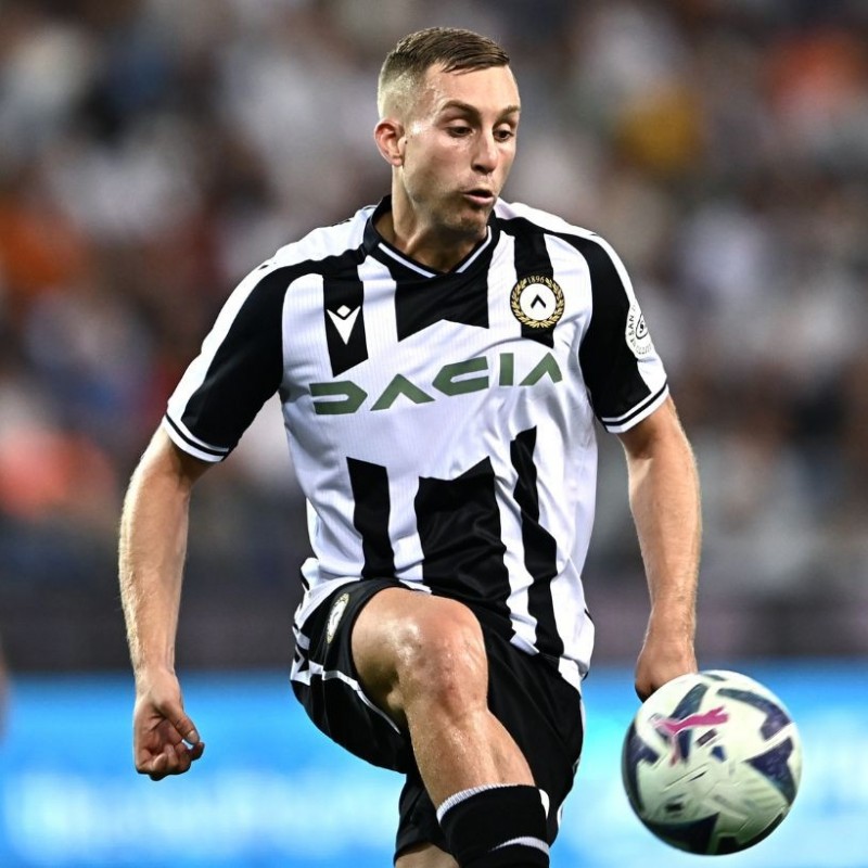 Deulofeu's Udinese Match Shirt, 2022/23 - Signed by the Squad + Match Armband Signed by Pereyra
