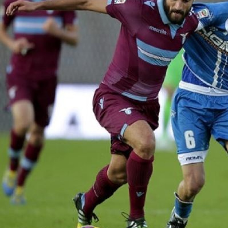 Candreva Lazio match issued/worn shirt, Serie A 2014/2015