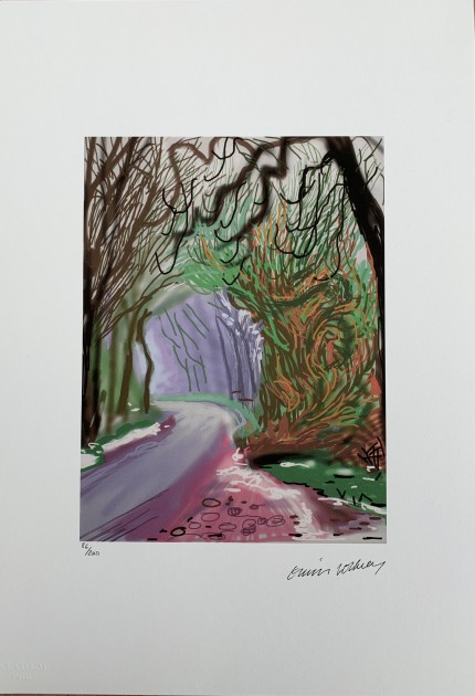 David Hockney Signed Offset Lithograph
