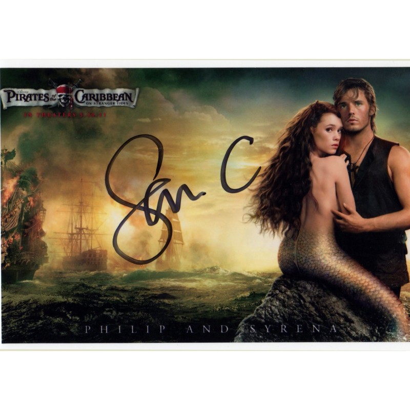 Pirates of the Caribbean - Photograph signed by Sam Claflin