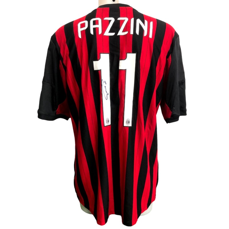 Pazzini's Milan Official Signed Shirt, 2013/14 