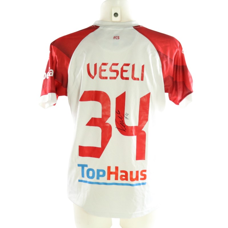 Veseli's Signed Unwashed Shirt, Sudtirol vs Bari 2026