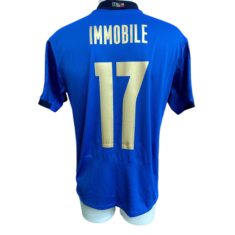 Maglia Preparata Immobile Italia vs Inghilterra, Finale EURO 2020