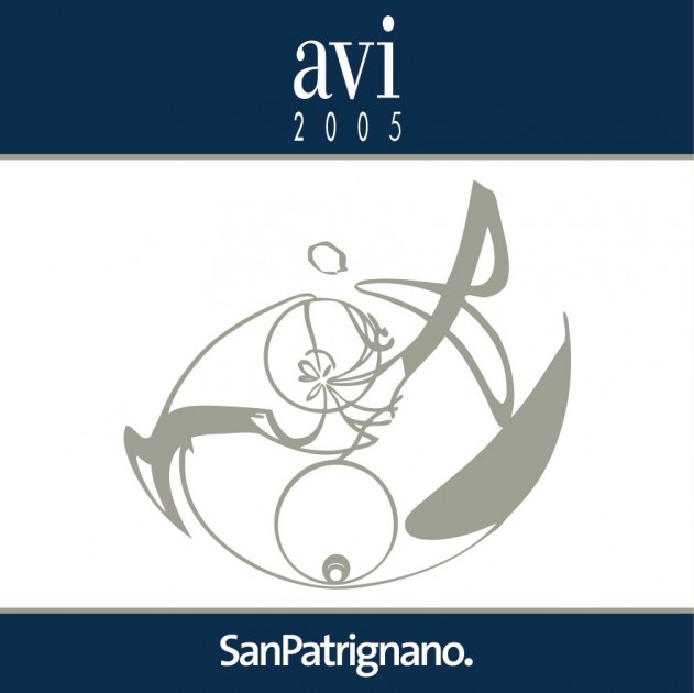 A bottle of Avi Sangiovese superiore Doc