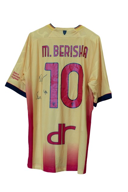 Medon Berisha's Lecce Official Shirt, 2025/26 - Signed