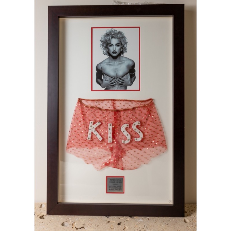1/300 Fractional Ownership of Madonna's Who's That Girl Tour Worn Knickers